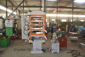 China Automatic Hydraulic Heating Rubber Tile Vulcanizing Press factory