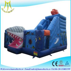 China Hansel terrfic shark inflatable stair slide for yard party factory