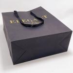 Clothing Custom Printed Paper Bags Personalised Kraft Bags With Ribbon Handle