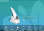 High resolution red color facial skin analyzer machine for skin moisture/wrinkle
