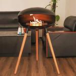 Carbon Steel 27.5 Inch Ethanol Fire Pits 26.5kg Cocoon Ethanol