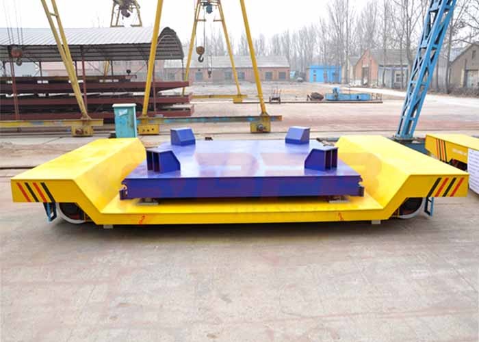 Electric Remote Control Ladle Transfer Cart Automatic Steady Security