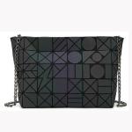 Diamond Lattice Luminous Single Shoulder Women'S Messenger Bag