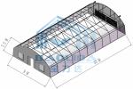 100% Shading LED Grow Herb Greenhouse With Blackout System