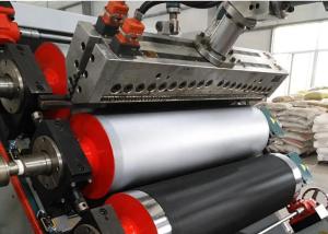 China Soft Plastic Sheet Extrusion Machine UPVC Plastic Processing Length 15mm-20mm factory