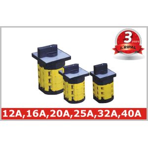 China Electrical 3 Pole Disconnect 16A 20A Rotary Isolator Cam Operated Switch on sale