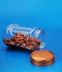 1100Ml Transparent Plastic Jar Food Grade Material 116 * 95 . 5 * 153MM