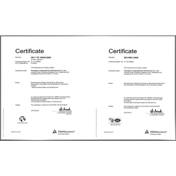 Huajing 12T popular lifting air suspension