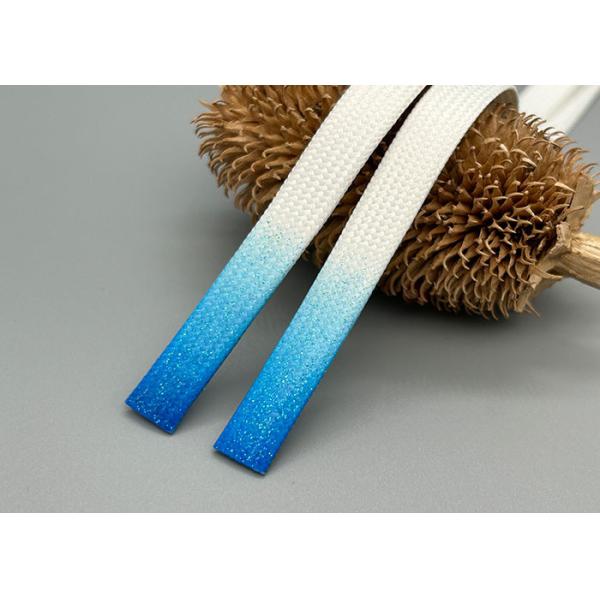 30cm Long Clothing Polyester Drawstring Cord With Shiny Silicone Drops On Both Ends