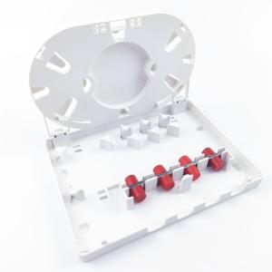 China FC/UPC Plastic Fiber Optic Faceplate Socket Panel Used for Indoor Network FTTH 4 Cores factory