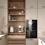 Factory Luxury Price Automatic Villa Complete Melamine Kitchen Cupboards Set