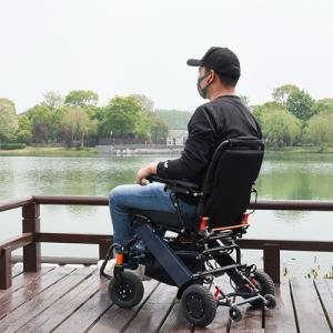 China Disabled Mobility Electric Collapsible Wheelchairs 100KG Load factory
