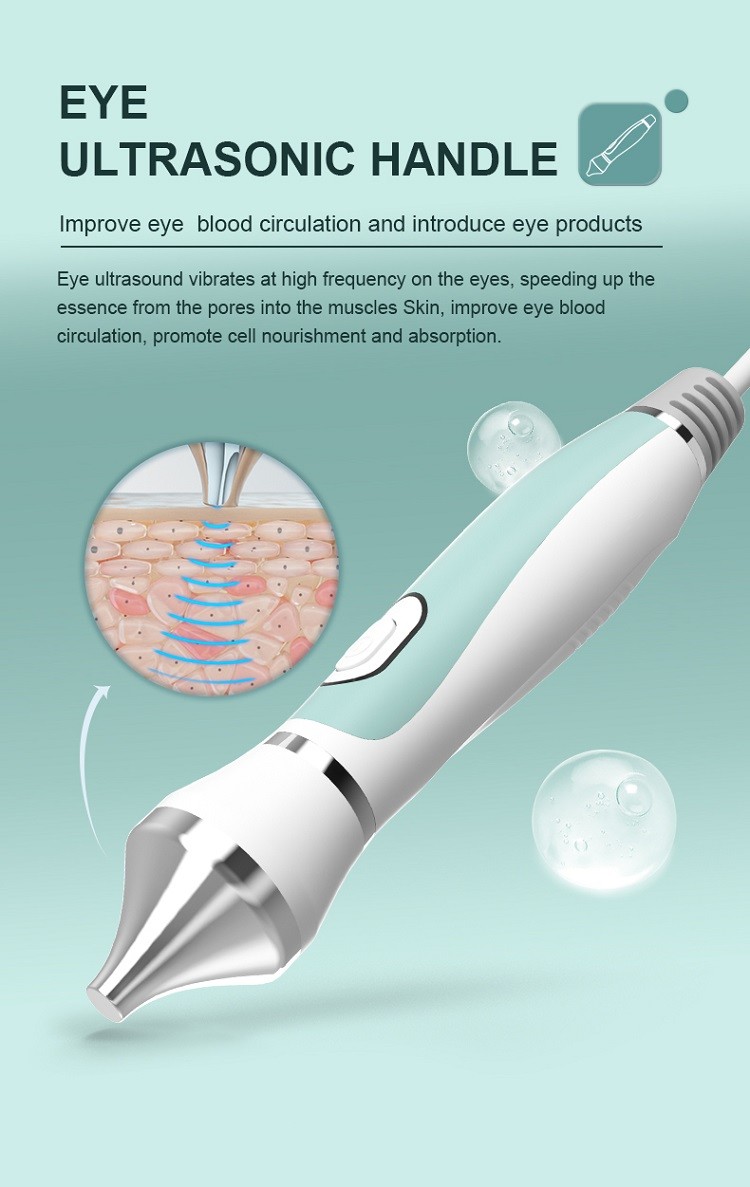 8 In1 hydra dermabrasion machine RF Ultrasonic Oxygen Water Jet