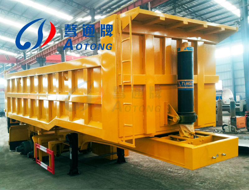 HAVY Hydraulic Cylinder 3 Axles 50T Rear Dump Semi Trailer Tipping Truck Trailer Self Discharge Dumping Trailers
