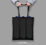 GiftExpress black cotton tote bag Crafting DIY Projects Bridesmaids Reusable