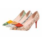 899-9 European And American Style Pointed Stiletto High-Heeled Women'S Single