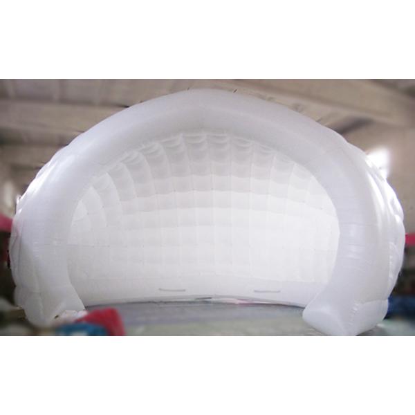 China Semicircular Booth, Advertising Inflatable Stand with LED Light factory