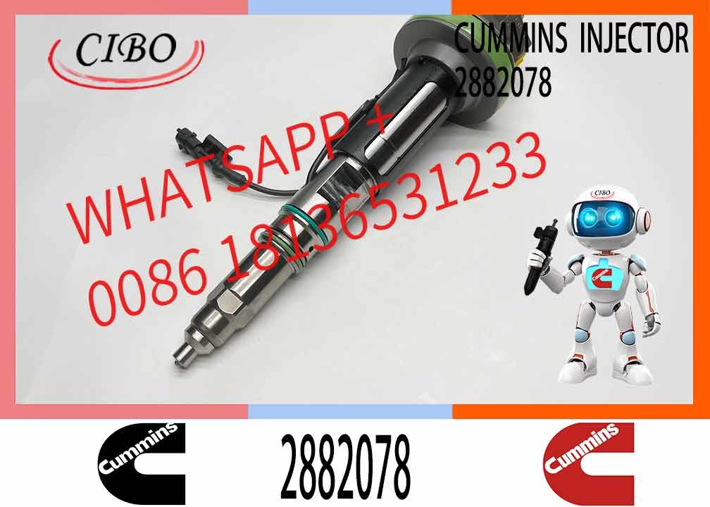 Diesel Engine Fuel Injector 288-2078 2882078 For QSK19 QSK60 Engine
