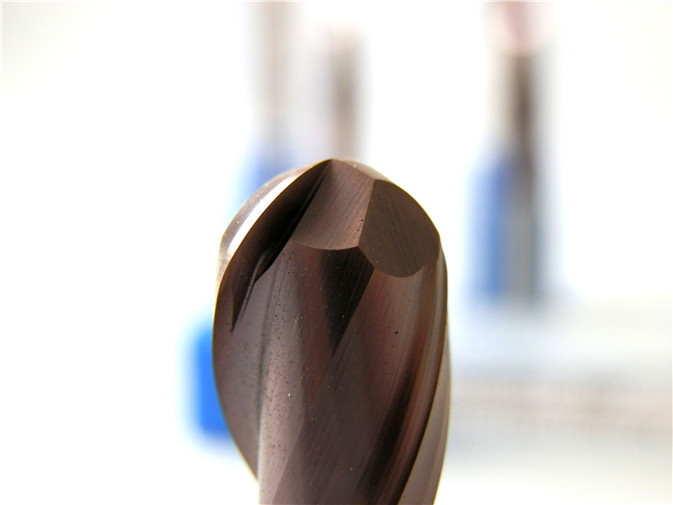 HRC55 SiN Coating , Ball Nose End Mill , standard Length type R2.5 , 5mm to 10mm
