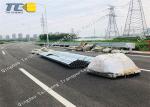Curved Downhill Roller Guardrail Road Anti Collision Rolling Guard Barrier