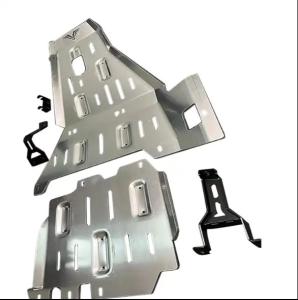 China BMW Car Fitment Aluminium Alloy Under Engine Cover Mud Flap Guard for Wrangler JL JK factory
