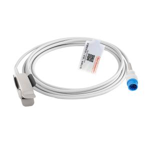 China ISO Medical Finger Clip Sensor , Reusable Finger Probe Pulse Oximeter factory
