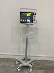 China Aviation Aluminum Matieral Portable Medical Monitor Trolley With 3 Inch Silent Wheels factory