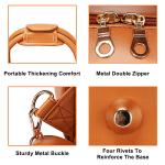 Womens Leather Diaper Tote Bag Boy Baby Travel Backpack Mommy 24X9X17"