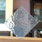 Frosted Patterned Tempered Glass 3mm Solid Figured Rolled Glass