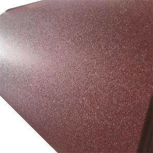 China 25-1500mm Width Color Coated Steel Coils with Wrinkle Surface factory