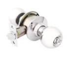 Stainless Steel Cylindrical Knob Door Lock For Hotel Bedroom Bathroom Wooden