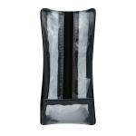 Cosmetic Makeup Toiletry Clear PVC Travel Bath Wash Bag Holder Pouch Kit black
