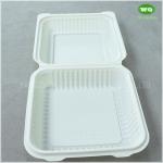 8*8/9*9 Inch Corn Starch Lunch Box It Saves Oil Resource Microwave Safe Plastic