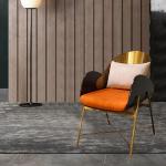 Creative Custom Stainless Steel Dining Chair For Office Building