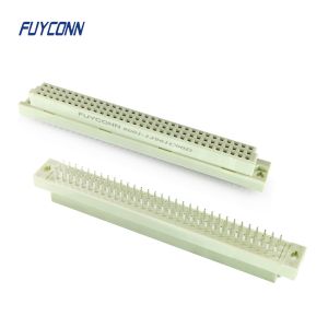 96 Pin 3 Rows Female Vertical PCB DIN41612 Connector With 2.54mm Pitch
