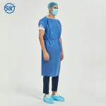 Disposable sleeveless gown hospital patient gown