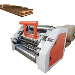 China 380 V Single Facer Machine for Cardboard Sheets Making in Plastic Packaging Material factory