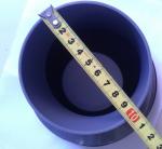 Gray 3 Inch Wc Offset Connector , PVC Material Toilet Connection Shifter
