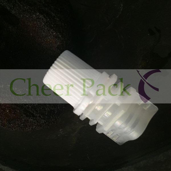 8.6mm Diameter Pour Spout Caps for Stand Up Juice Pouch White Color