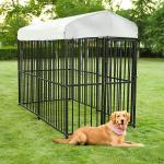 Large Outdoor Dog Kennel Heavy Duty Metal Frame Fence Dog Cage Outside Pen