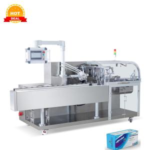 China Plastic Bottle 220V Automatic Carton Packing Machine 1.5kw Ampoule Vials Glass factory