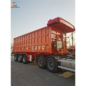 China Heavy Duty Dump Semi Trailers With SHACMAN Tractor 3 Axles 60 Tons Mechanical Suspension on sale