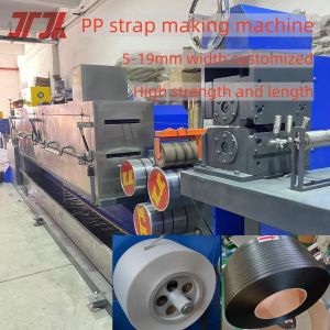 Fully Automatic Double Screw PP Strapping Band Extrusion Line With SGS CE 5-19mm