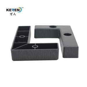 China KR-S024 Black L Shaped Furniture Legs For Sofa Left And Right High Stability factory