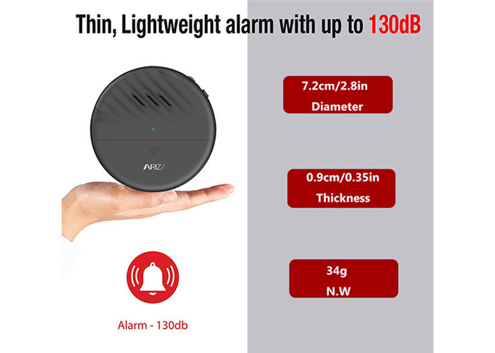 Ultra Slim 125dB Door Vibration Sensor Alarm Glass Break Detector