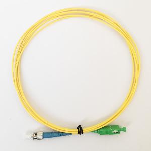 China Low Insertion Loss ST SC Single Mode Fiber Optic Patch Cord factory