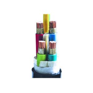 Fire Resistant No Halogen Power Cable Copper Conductor Power Cable Rated Voltage