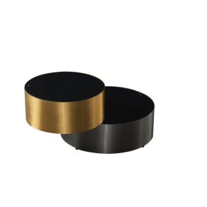 Rotatastic Tempered Glass Coffee Table With Modern Style