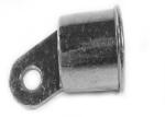 Chain Wire Rail end caps 1-3/8"/1.375"/35mm Hot dipped Galvanized Steel and