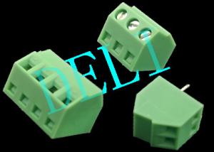 China DL127S-XX-5.0/5.08mm 2 pins pcb screw terminal block connectors 300v factory